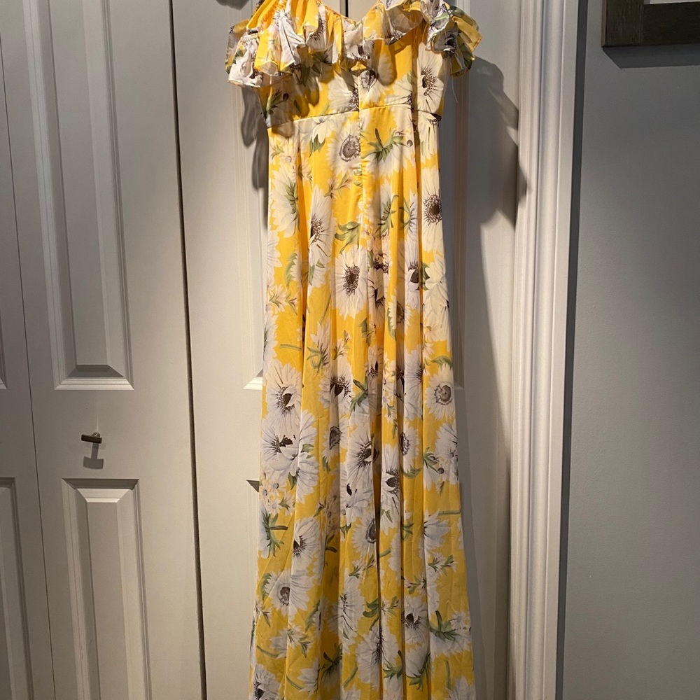 Floral high-low summer dress - Picture 2 of 3